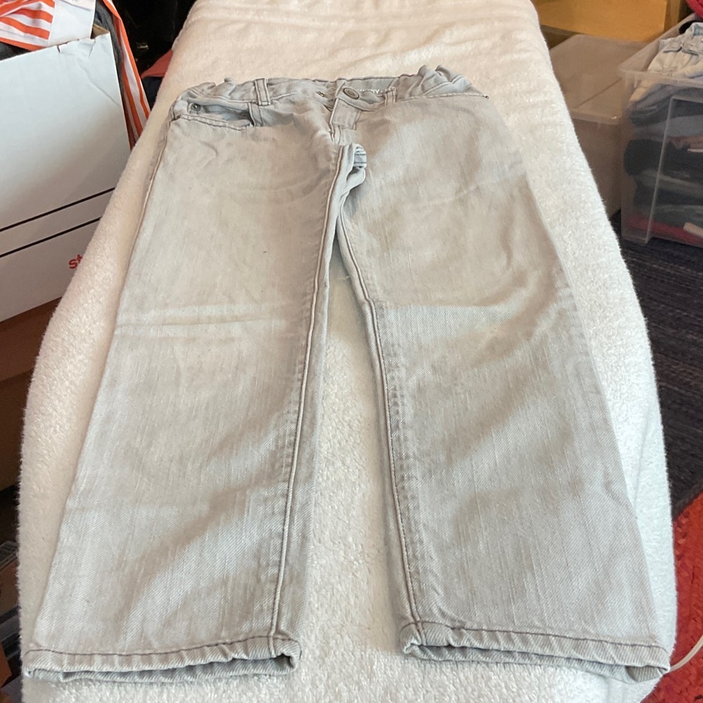 Place Light Gray Straight Leg Jeans